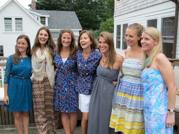 Bridal Party at Nebo on North Haven, ME